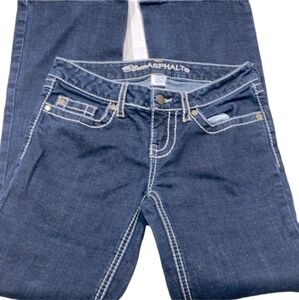 Blue asphalt juniors size 3 short jeans